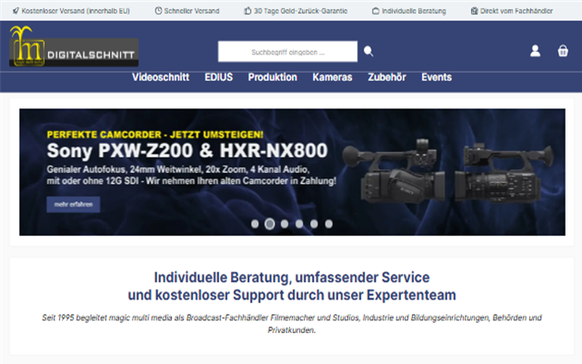 Magic Multimedia website screenshot